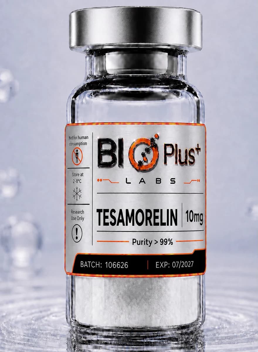 Tesamorelin — BioPlus Labs research vial